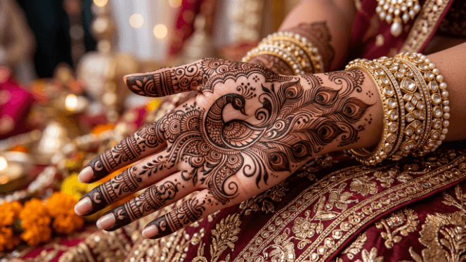 Peacock Mehndi Design 2026