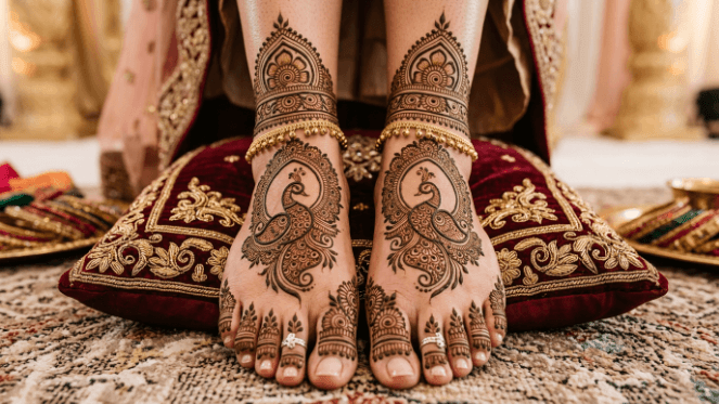 Peacock Mehndi Design 2026