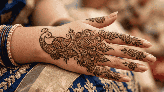 Peacock Mehndi Design 2026