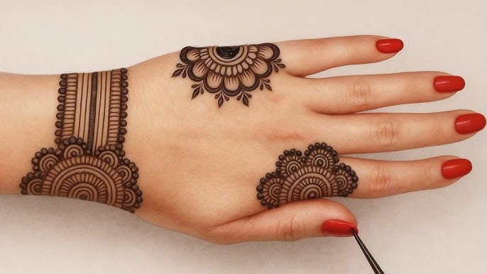 Quick 15-Minute Mehndi Design