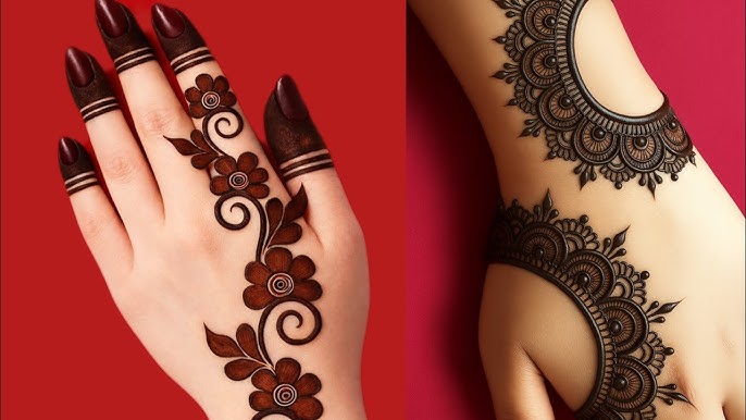 Quick 15-Minute Mehndi Design