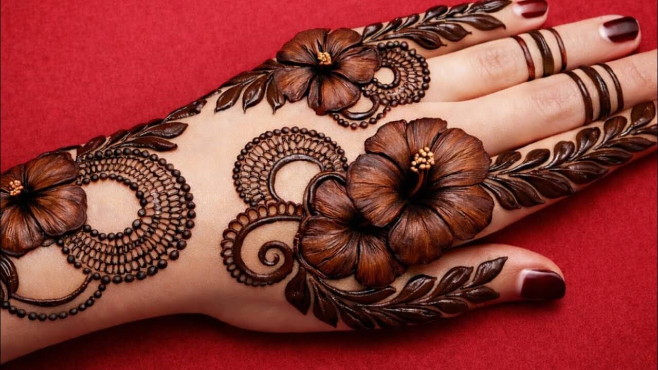 Rose Mehndi Design