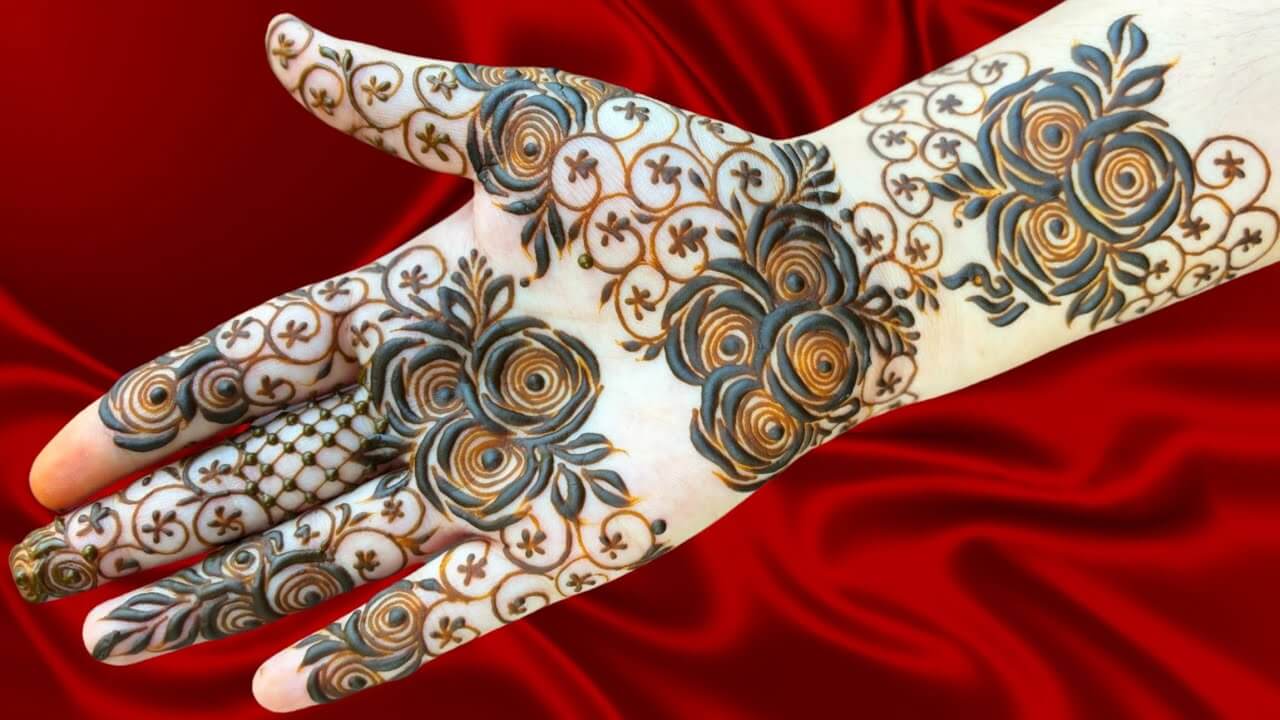 Rose Mehndi Design