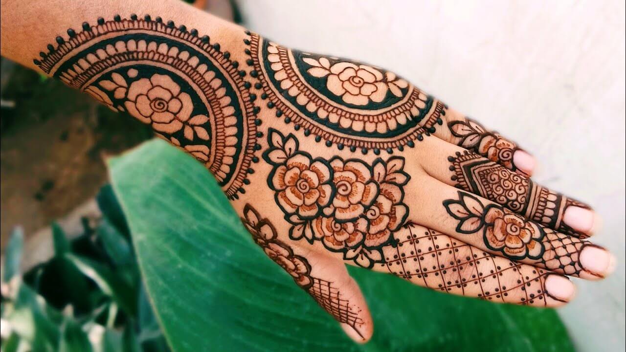 Rose Mehndi Design