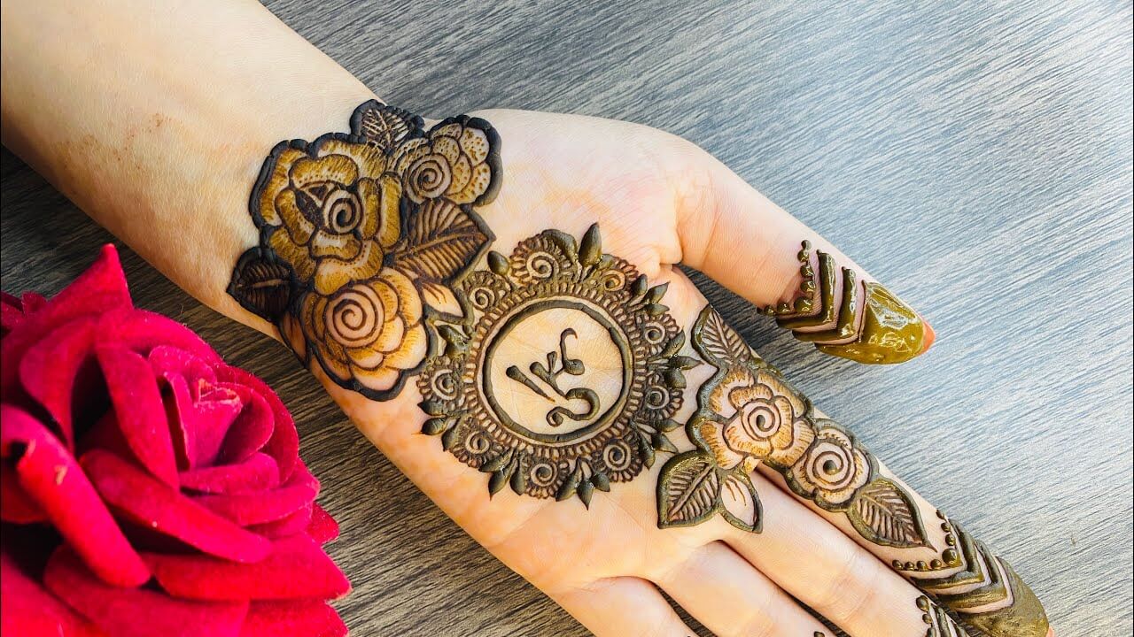 Rose Mehndi Design