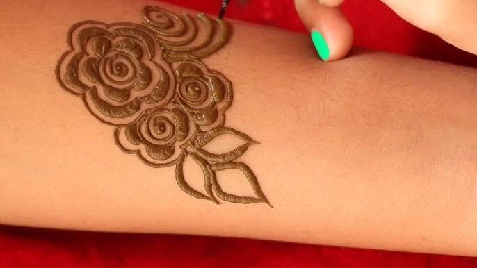 Rose Mehndi Design