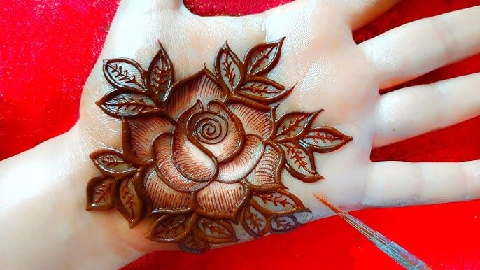 Rose Mehndi Design