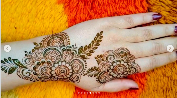 Quick 15-Minute Mehndi Design