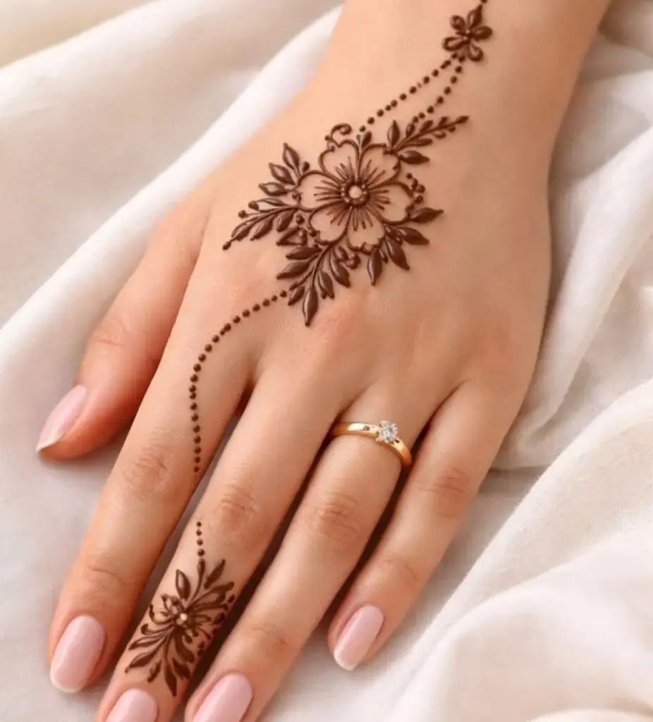 Simple Mehndi Design for Eid 2026