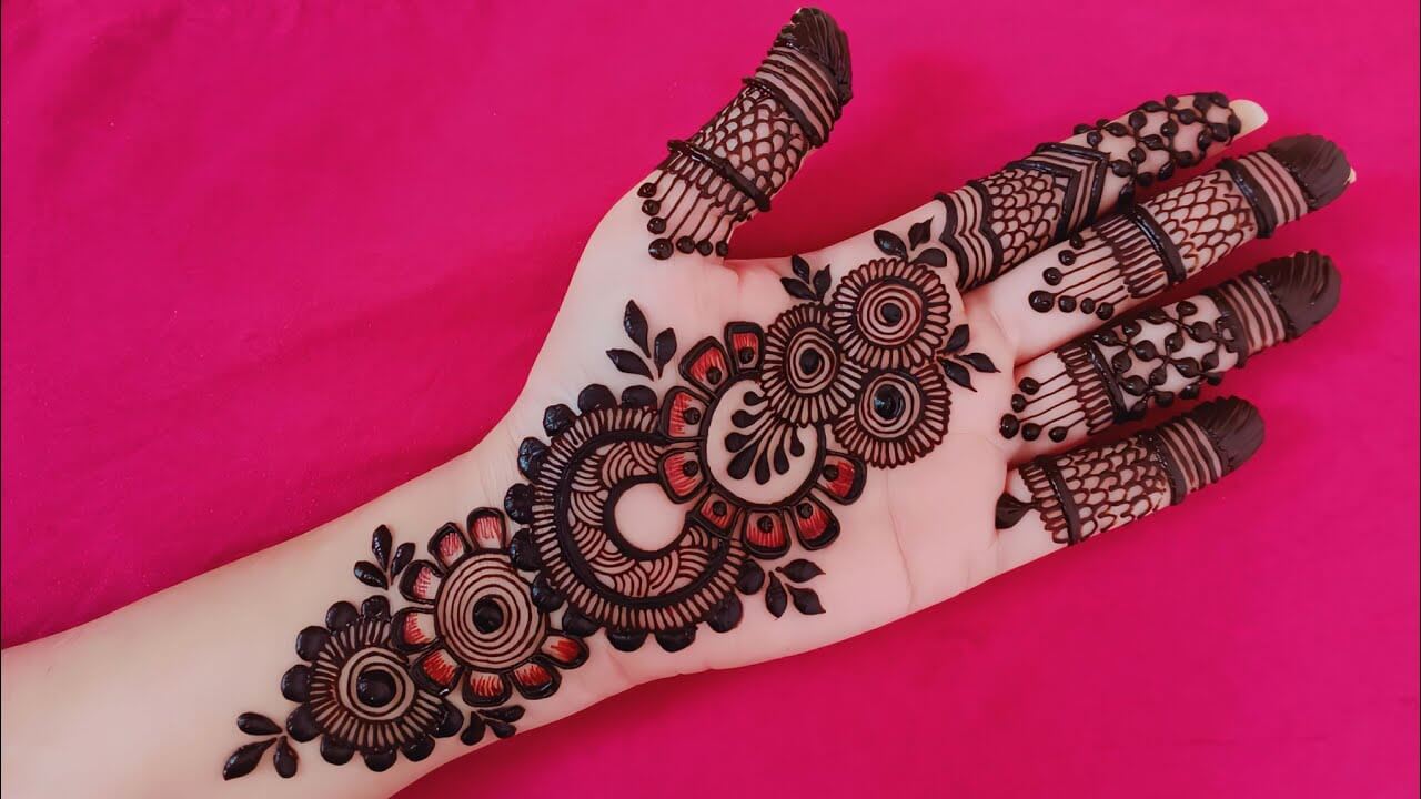 Simple Mehndi Design for Eid ul Fitr