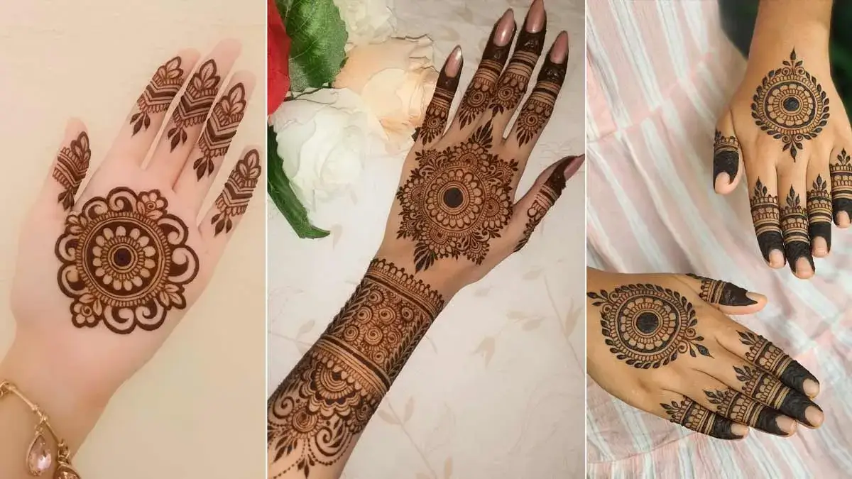 Simple Mehndi Design for Eid ul Fitr