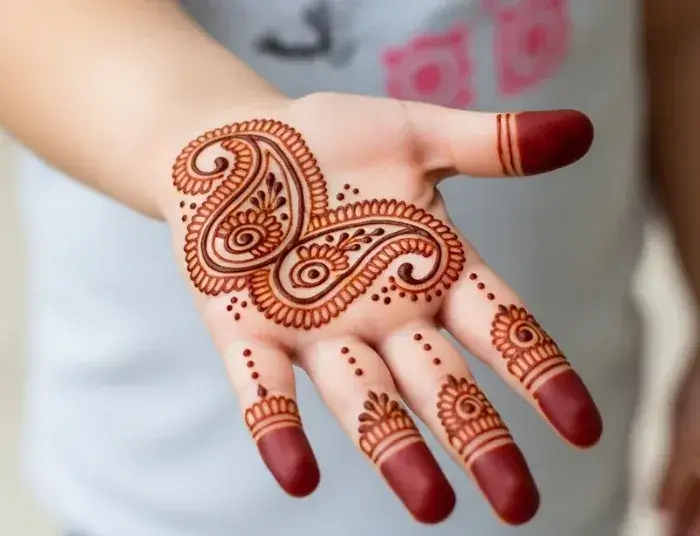 Simple Mehndi Design for Girls 2026