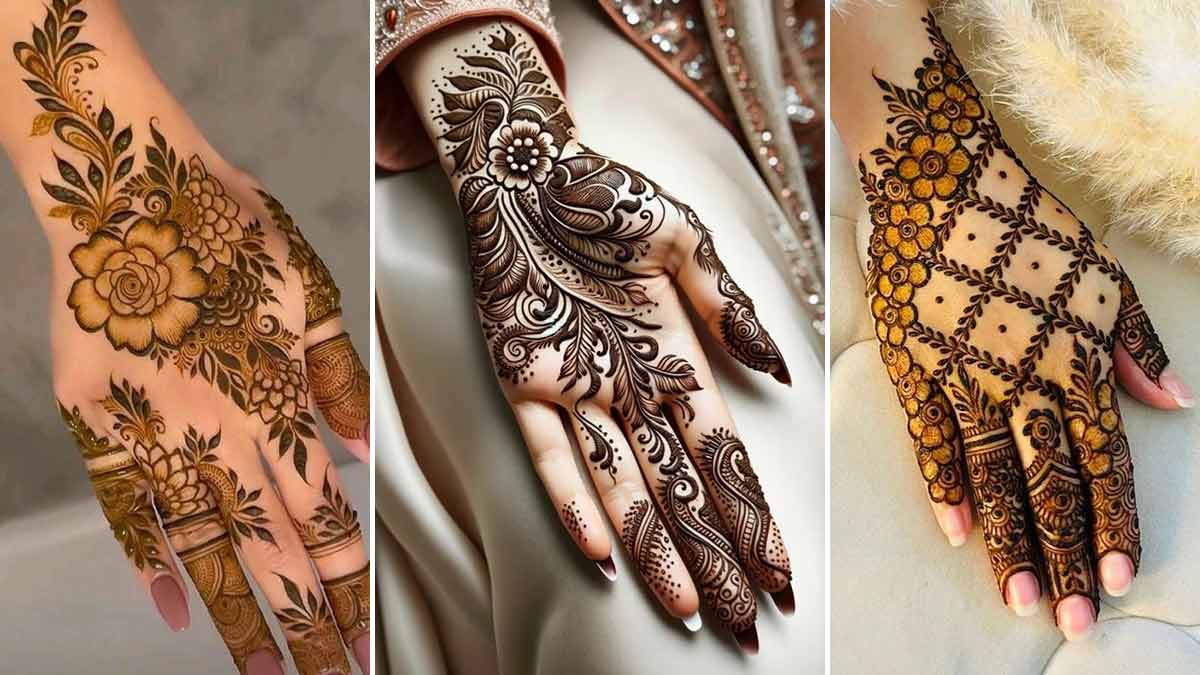 Eid Mehndi Design for Girls