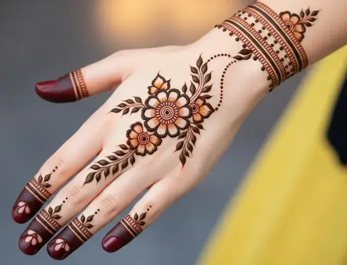 Stylish Mehndi Design 2026