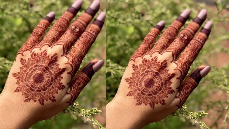 Tikki Mehndi Design