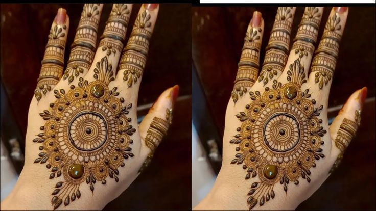 Tikki Mehndi Design