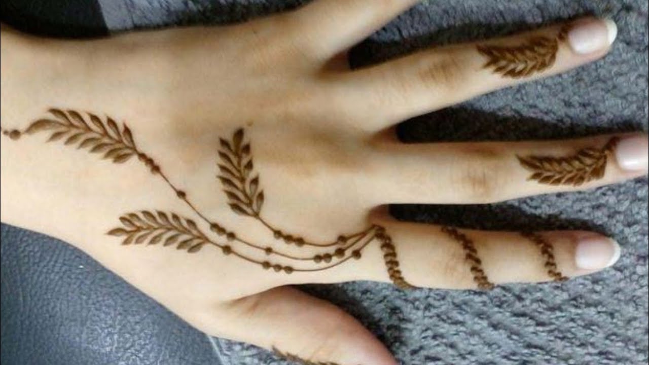 Vine Mehndi Design