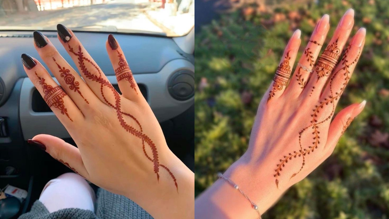 Vine Mehndi Design