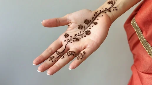Vine Mehndi Design