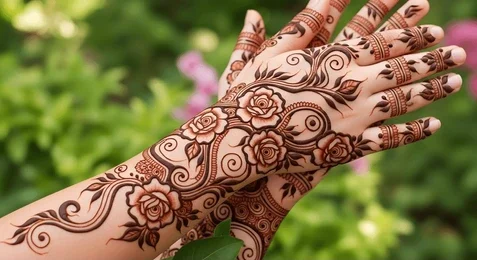 Vine Mehndi Design