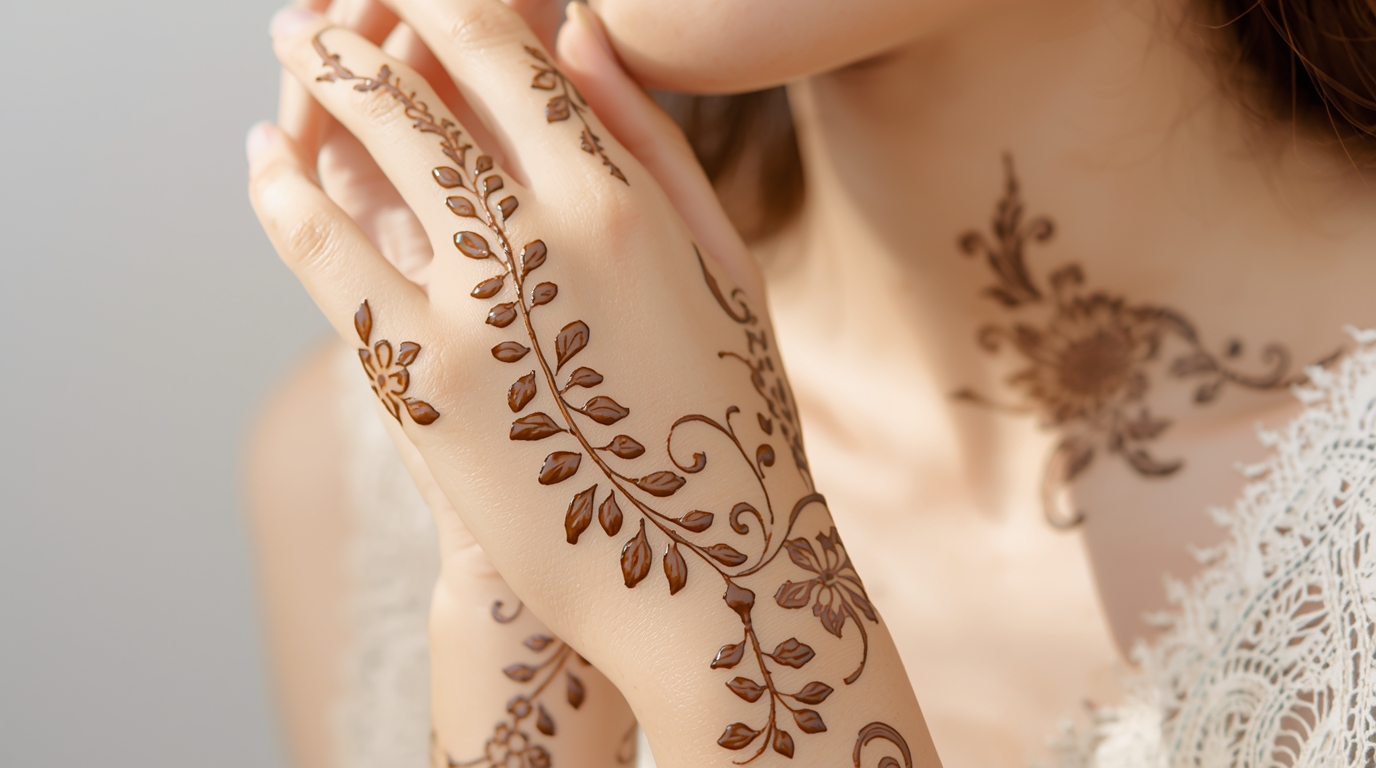 Vine Mehndi Design