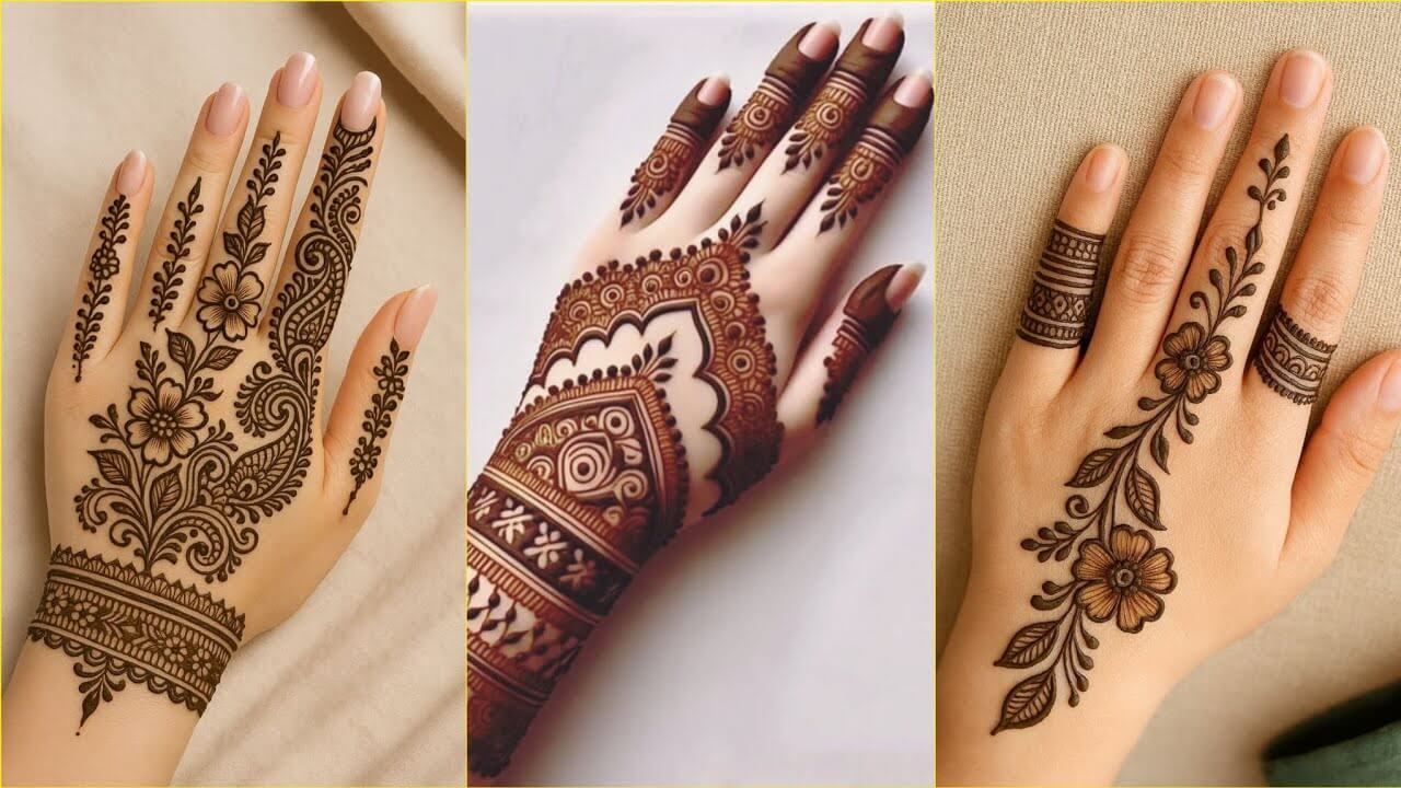Chand Raat Mehndi design easy