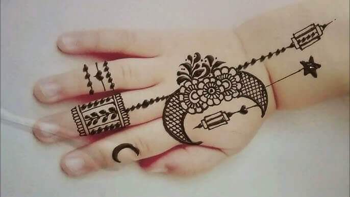 Chand Raat Mehndi design easy
