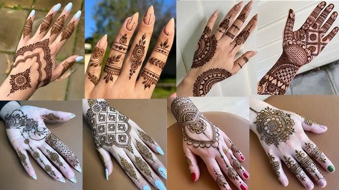 Chand Raat Mehndi design easy