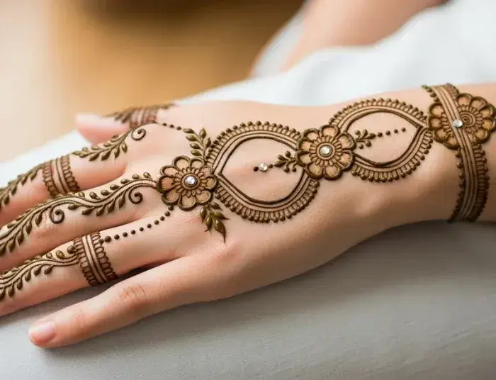 geometric Mehndi Design 2026