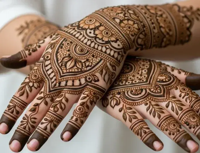 geometric Mehndi Design 2026