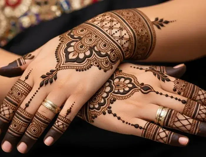 geometric Mehndi Design 2026