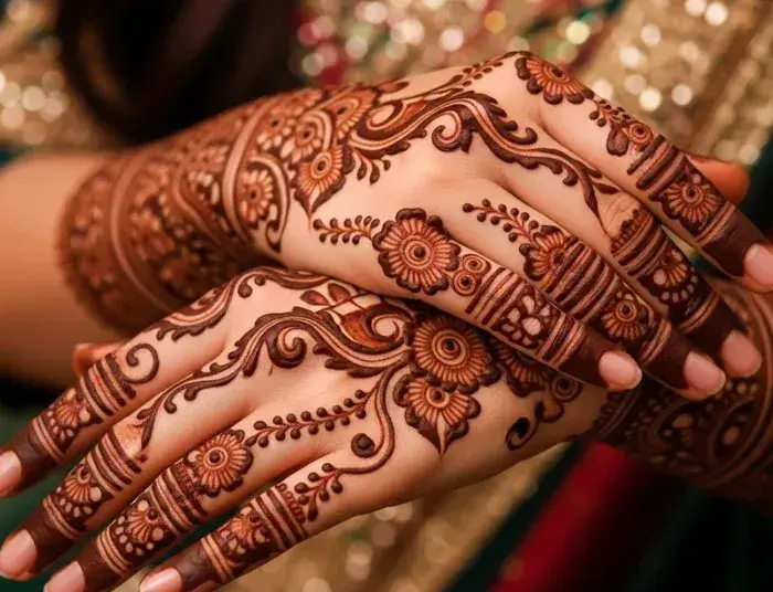 geometric Mehndi Design 2026