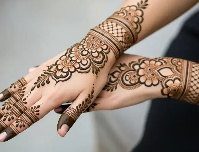 geometric Mehndi Design 2026