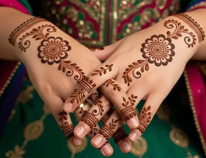 geometric Mehndi Design 2026