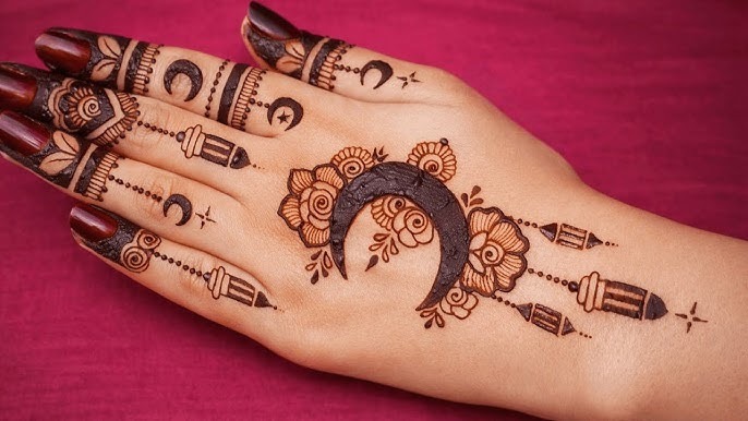 Chand Raat Mehndi Design Simple 2026