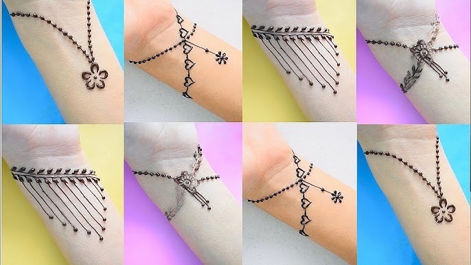Chain Bracelet Mehndi Design