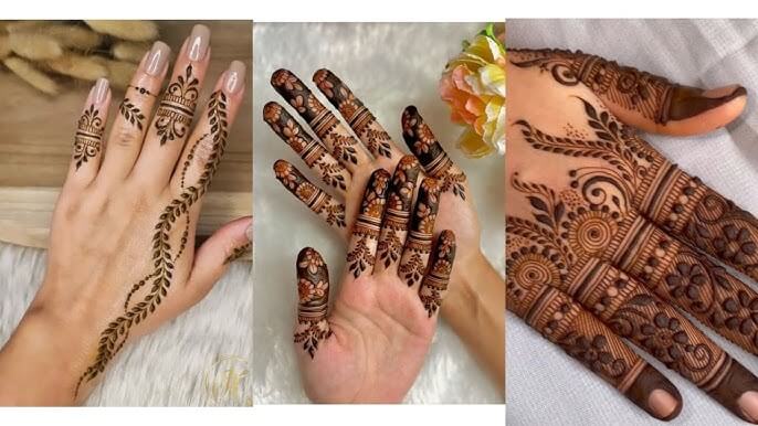 Wrist Mehndi Design Simple