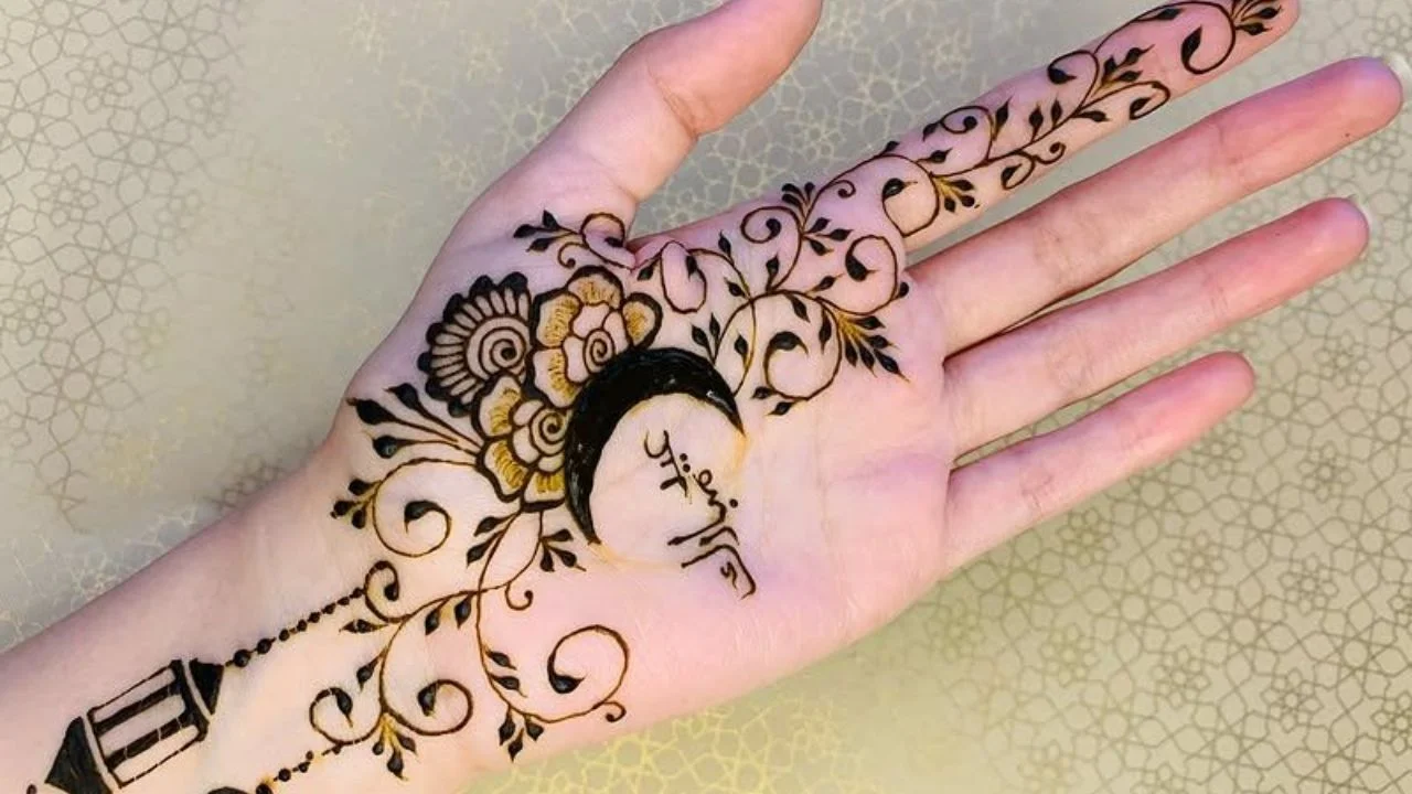 Chand Raat Mehndi Design Simple 2026
