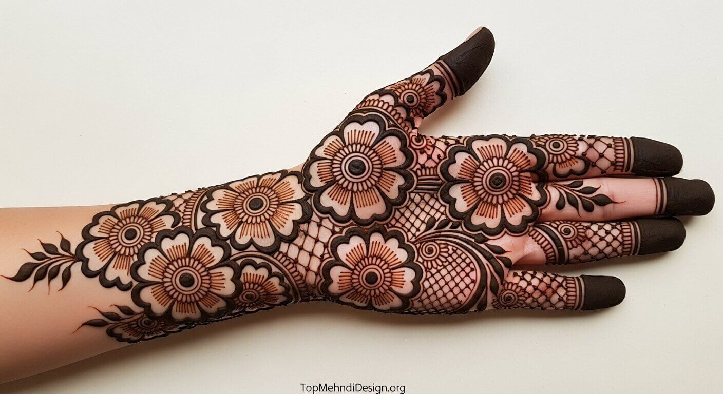 Arabic Bail Mehndi Design 2026