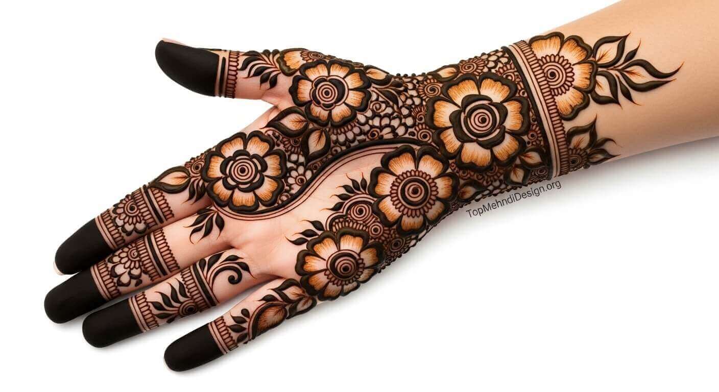 Arabic Bail Mehndi Design 2026