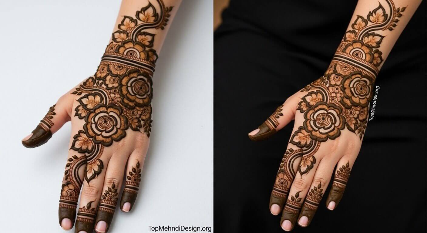 Arabic Bail Mehndi Design 2026