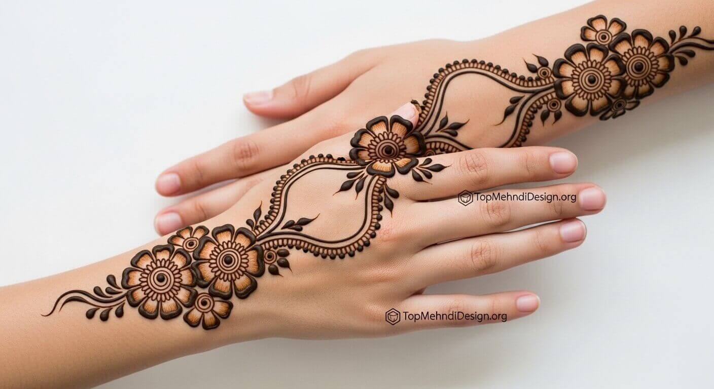 Arabic Bail Mehndi Design 2026