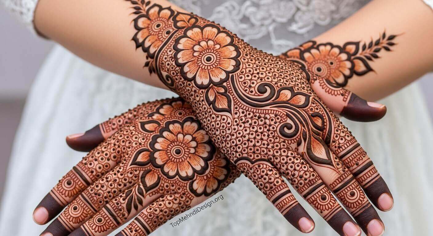 Arabic Bail Mehndi Design 2026