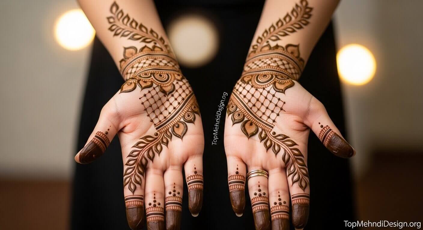 Arabic Bail Mehndi Design 2026