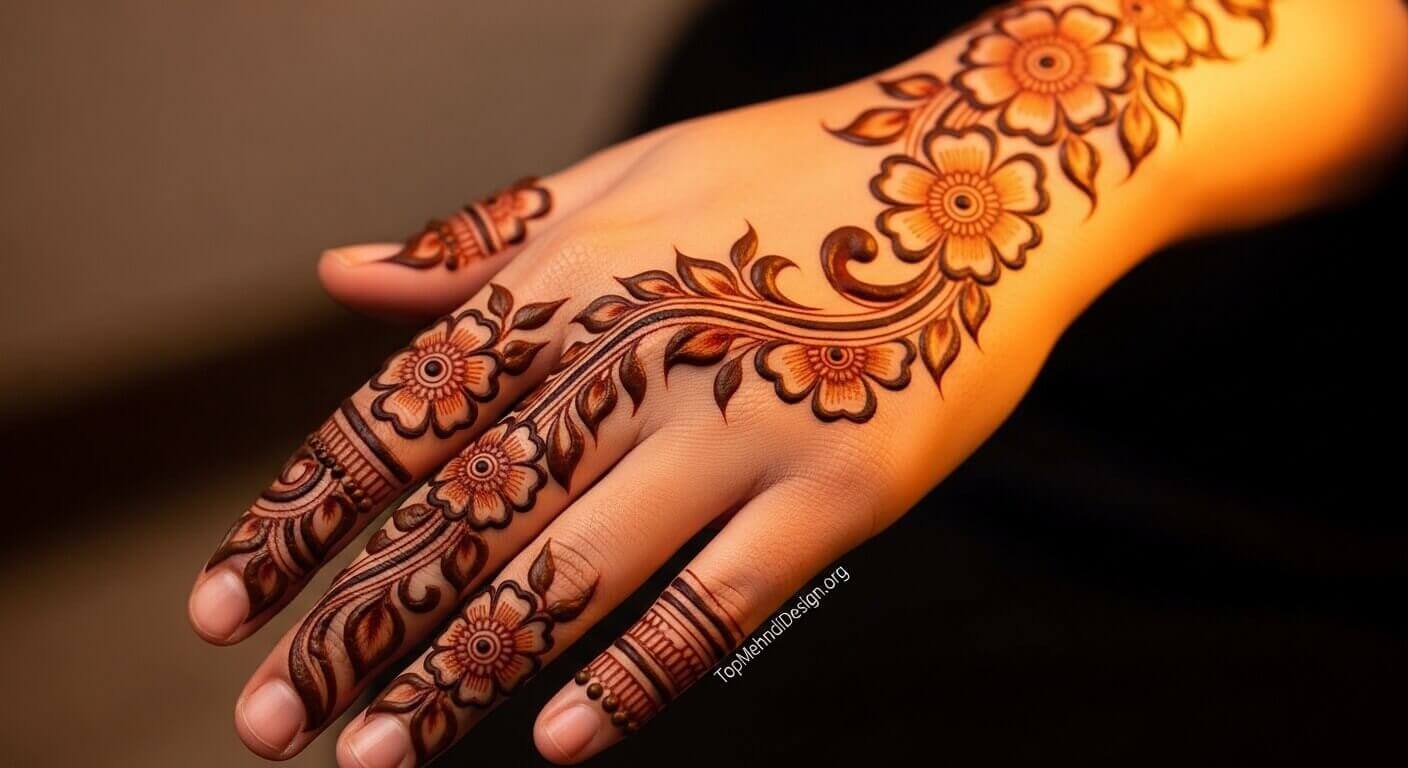 Arabic Bail Mehndi Design 2026