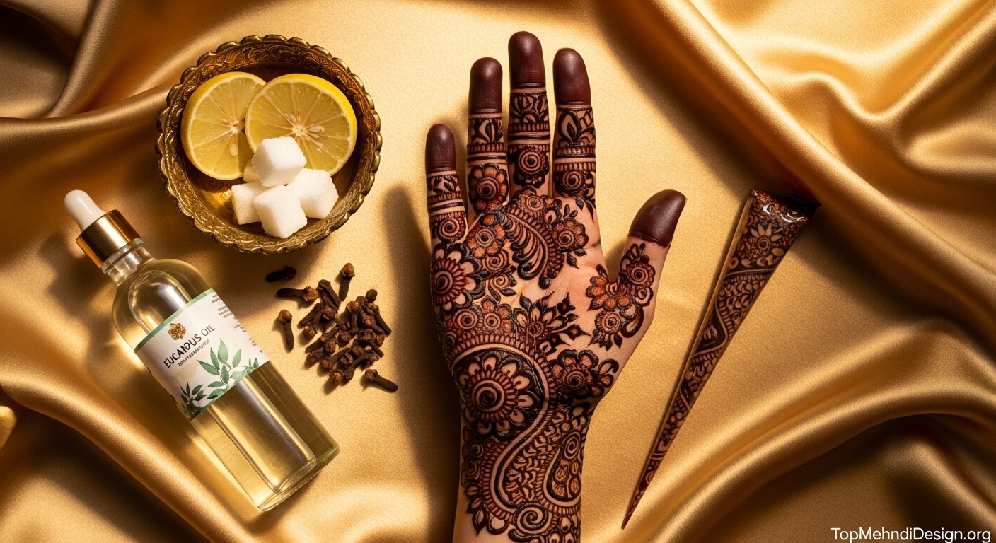 Arabic Karwa Chauth Mehndi Design