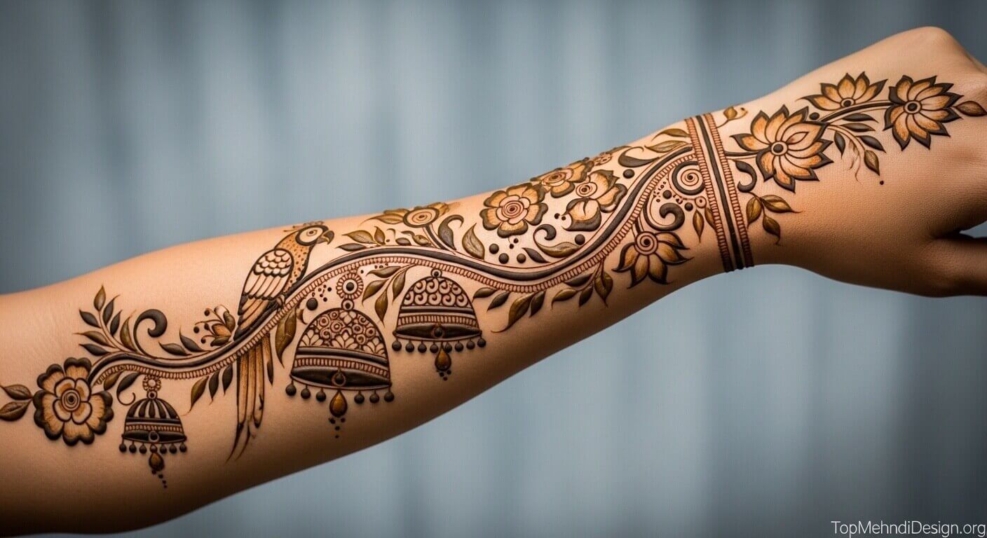 Bail Mehndi Design 2026