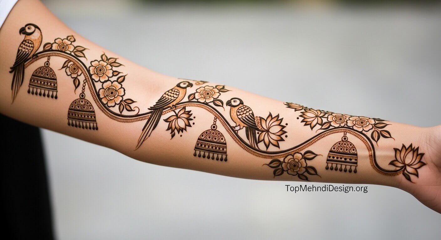Bail Mehndi Design 2026