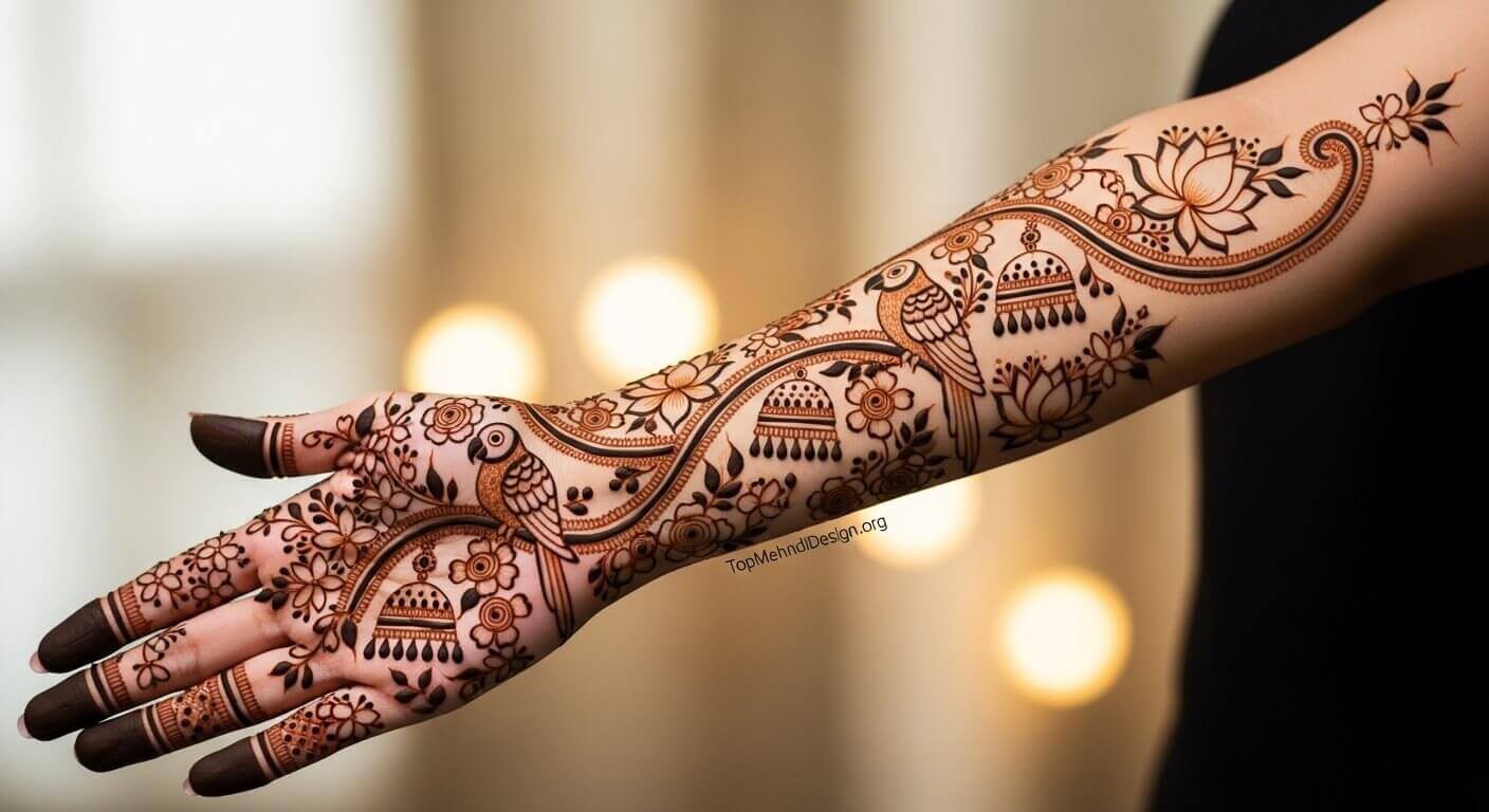 Bail Mehndi Design 2026