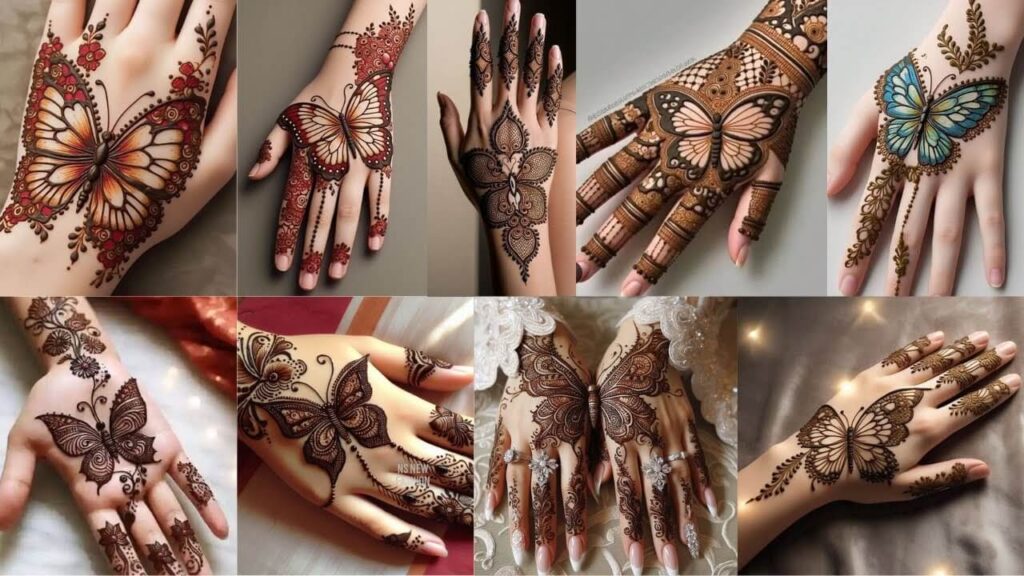 Butterfly Mehndi Design 2026